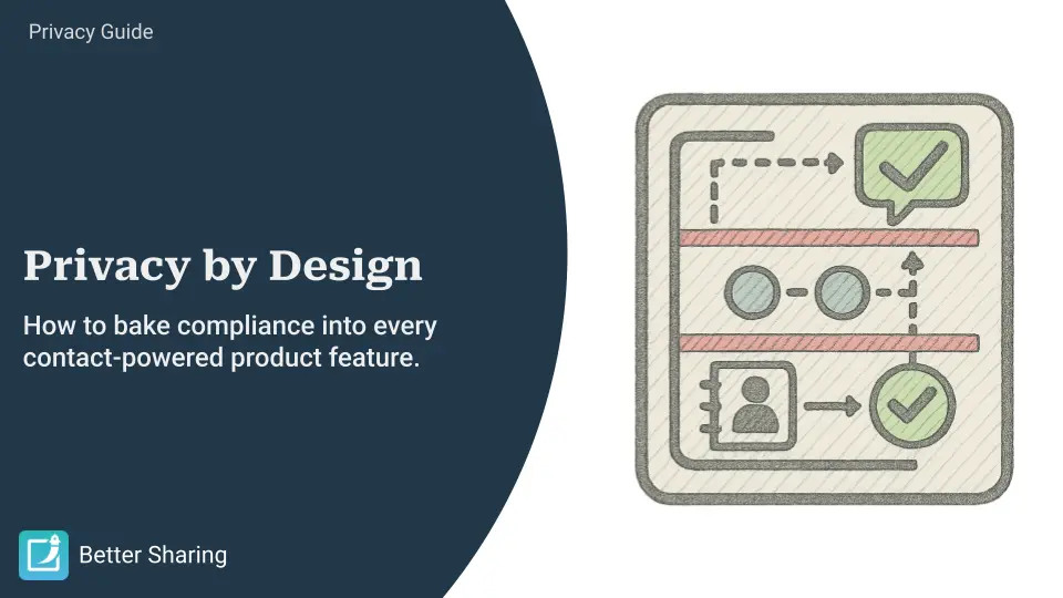 Privacy By Design Workflow Examples Privacy by Design - Better Sharing